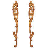 Pair of Gilt Wood Fragments