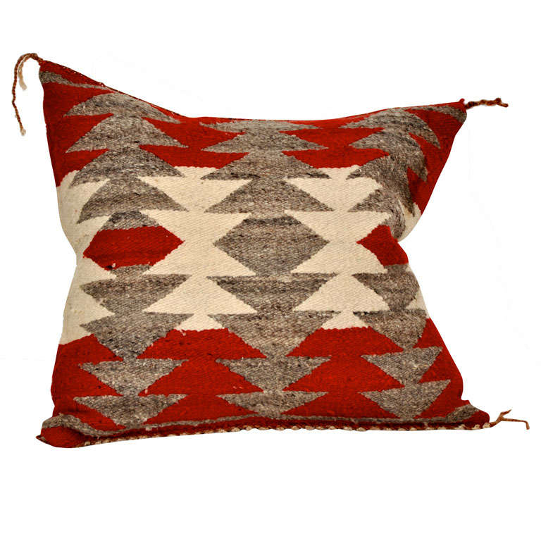 20th Century Navajo Indian Weaving Pillow