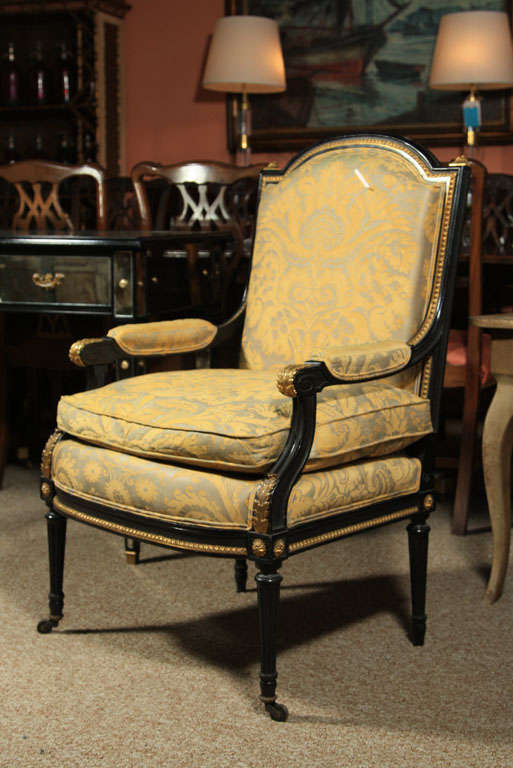 Stamped Maison Jansen Armchair