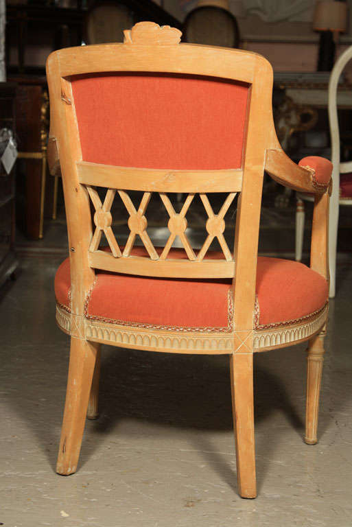 20th Century Pair of French Directoire Style Armchairs