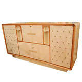Parchment & Maple Sideboard signed Atelier Borsani