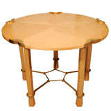 A Sycamore and Dore Bronze Low Table