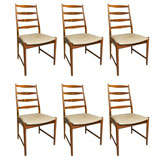 Set of 6 Danish Side chairs