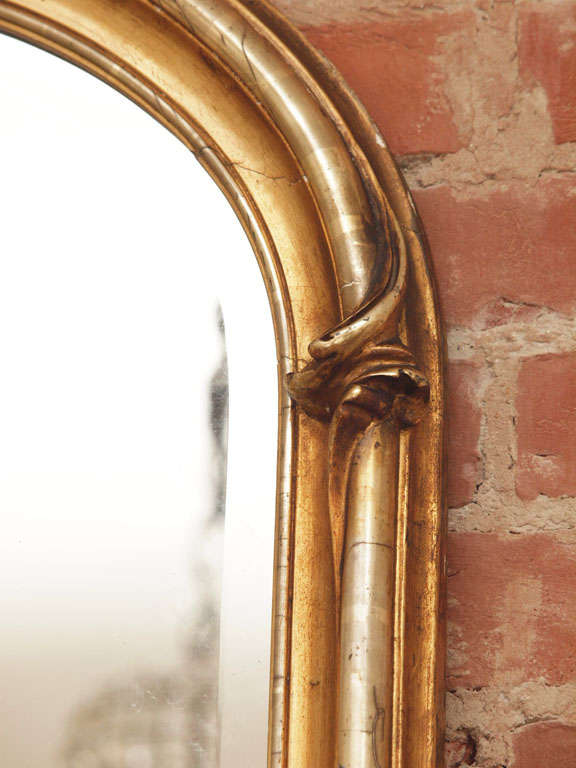 Monumental 19th Century French Gilded Mirror (6ft) 3