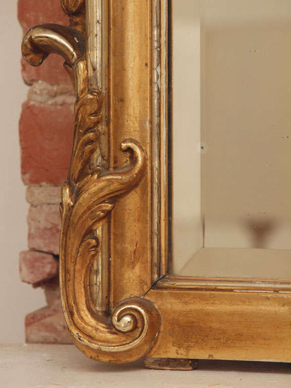Monumental 19th Century French Gilded Mirror (6ft) 5