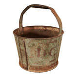 Painted Tole Bucket
