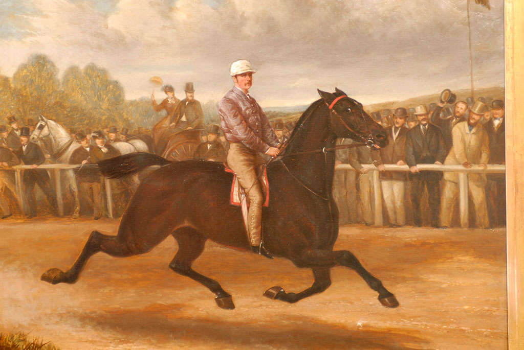 English Equestrian Oil Painting For Sale 2