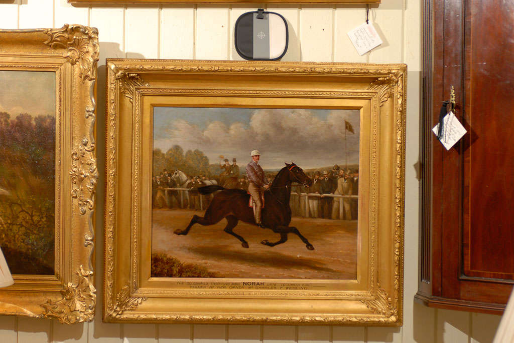 English Equestrian Oil Painting For Sale 6
