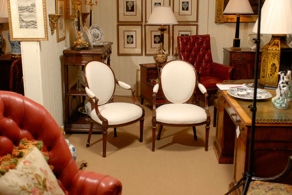 Pair Sheraton style Chairs