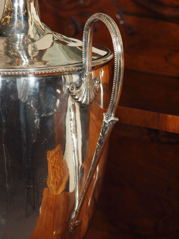 19th Century Antique English Sheffied tea urn