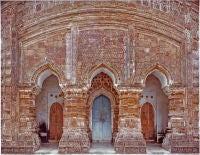 3 Portals, 16th Century Terracotta Temple, Attpur, West Bengal, India
