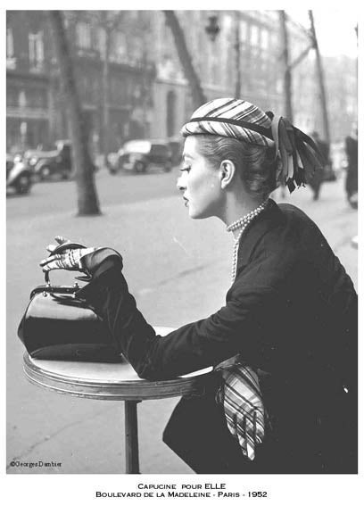 Capucine, Boulevard Madeline - Photograph by Georges Dambier