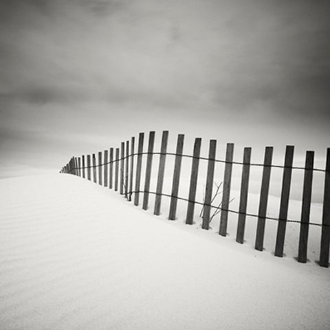 Dauphine Beach Fence-Alabama, USA - Photograph by Josef Hoflehner