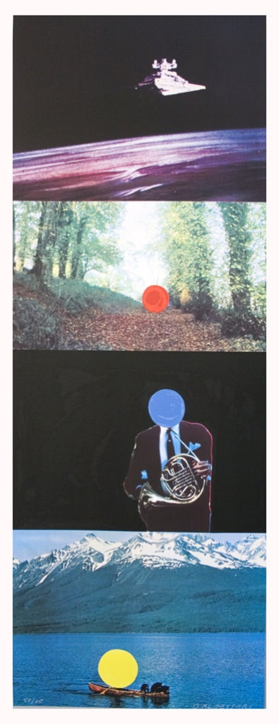 French Horn Player (with Three Contexts One Uncoded) - Print by John Baldessari