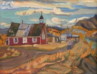 Indian Church and J. Hugo of Old Eagle, Alaska, Early September