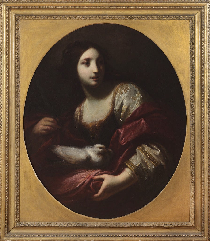 Allegory of Charity (Santa Reparata) - Painting by Paolo Pignone