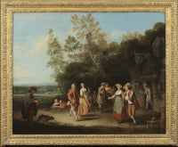 The Village Party (one of a pair)