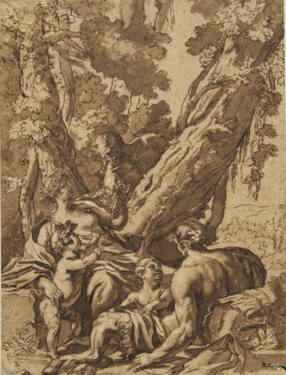 Le Faune et sa Femelle - Art by Nicolas Chapron