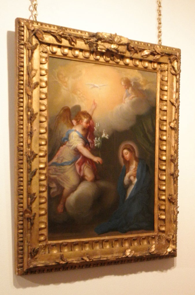 Annunciation - Painting by Placido Costanzi
