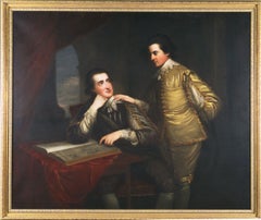 Portrait of George and Edward Finch-Hatton in Van Dyck Dress