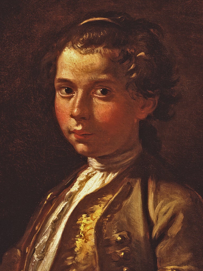 Portrait of a Youth - Painting by Gianantonio Guardi