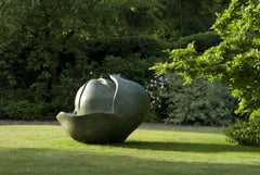 Monumental Magnolia Bud - monumental garden sculpture by Anne Curry MRBS