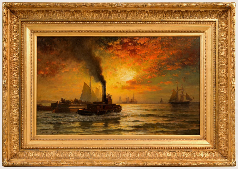 Early Dawn New York Harbor