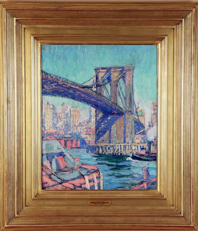 Brooklyn Bridge - Painting by Felicie Howell
