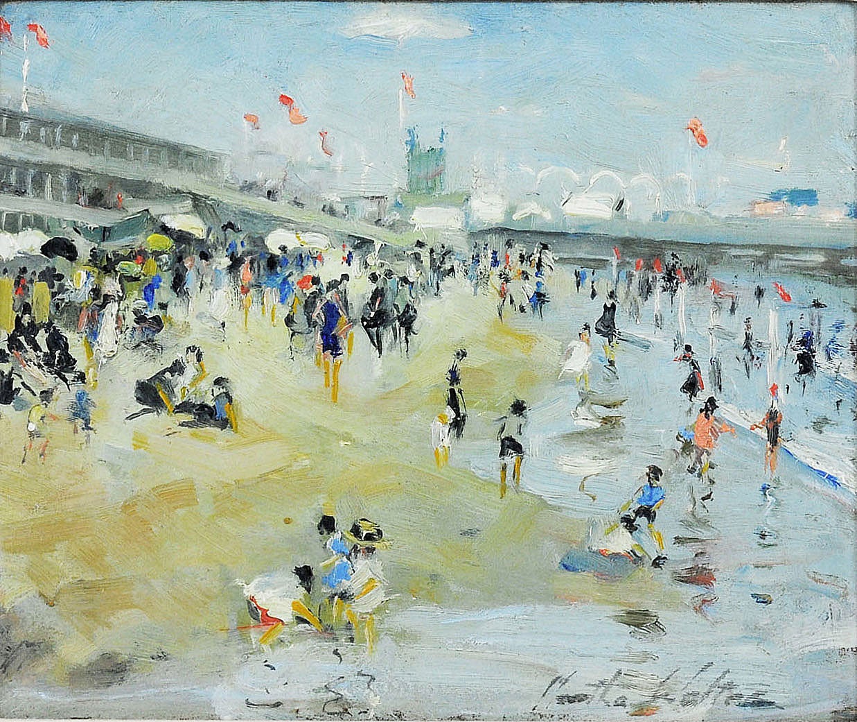 Martha Walter Landscape Painting - Coney Island