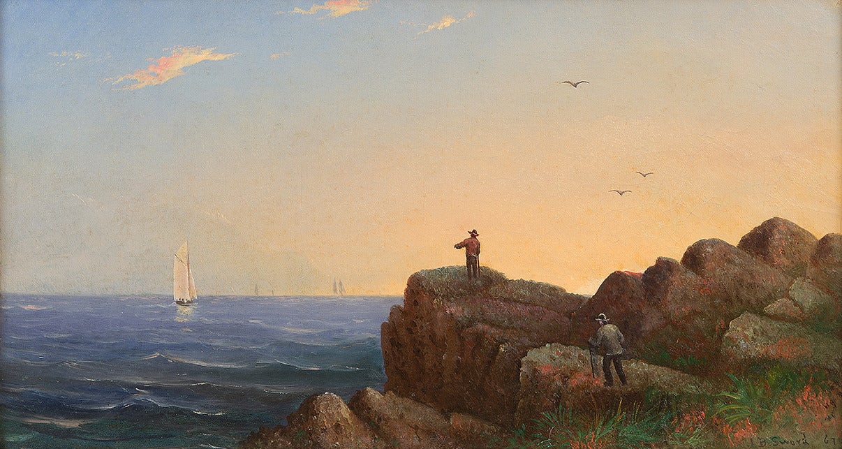 James Brade Sword Landscape Painting - Coastal Scene