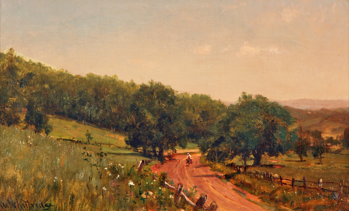 Thomas Worthington Whittredge Landscape Painting - Near Bernardsville, New Jersey