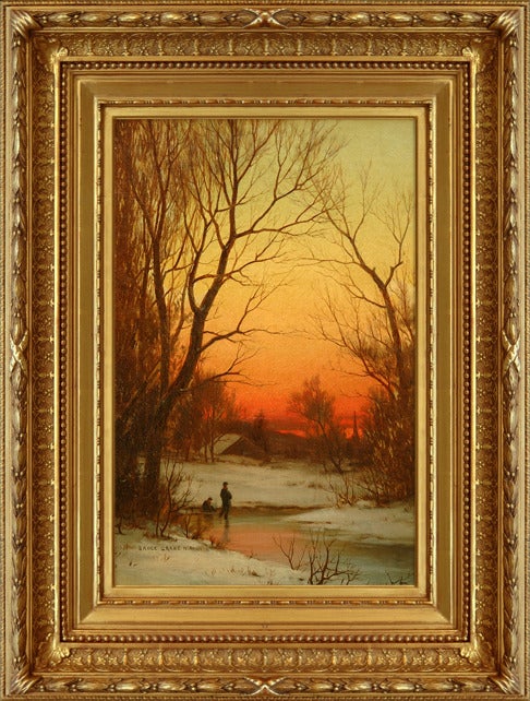 Sunset - Painting by Bruce Crane