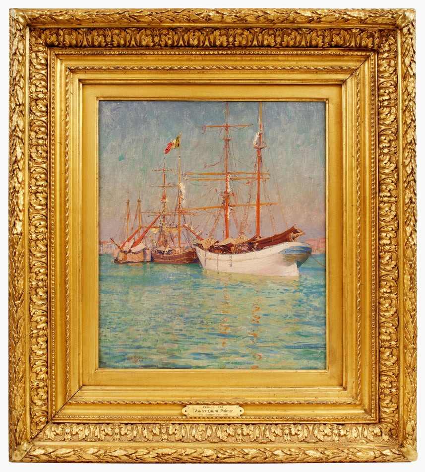 Venetian Reflections - Painting by Walter Launt Palmer