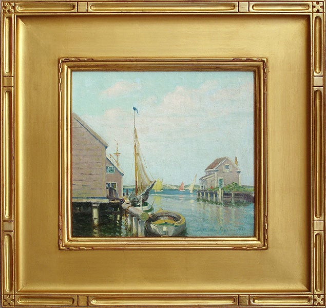 From Main-Street Wharf, Nantucket", 1925