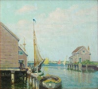 From Main-Street Wharf, Nantucket", 1925