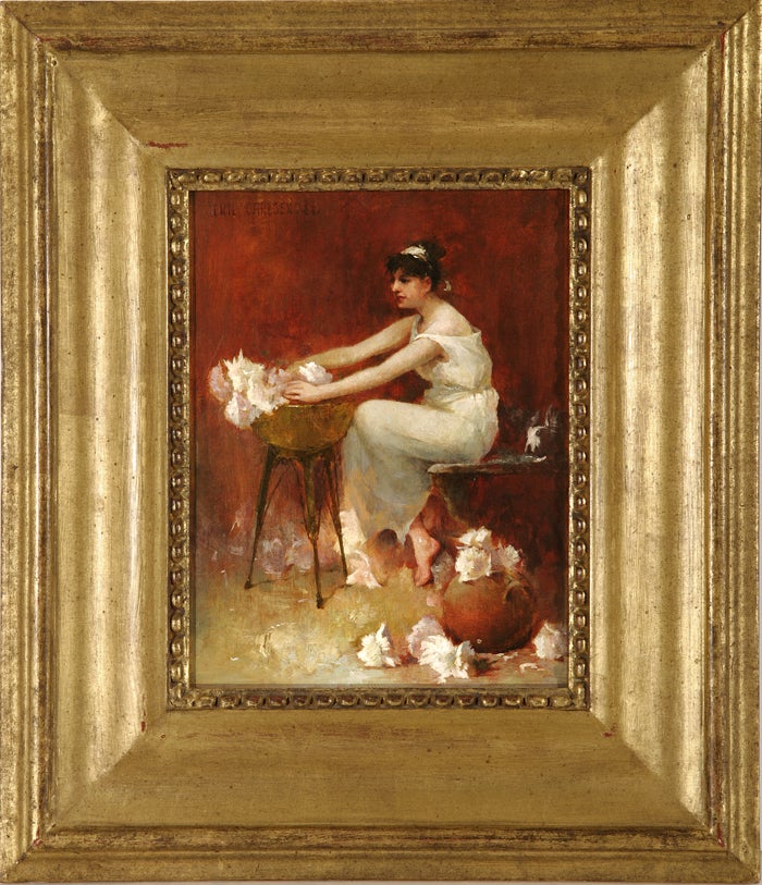 Arranging Flowers", 1886