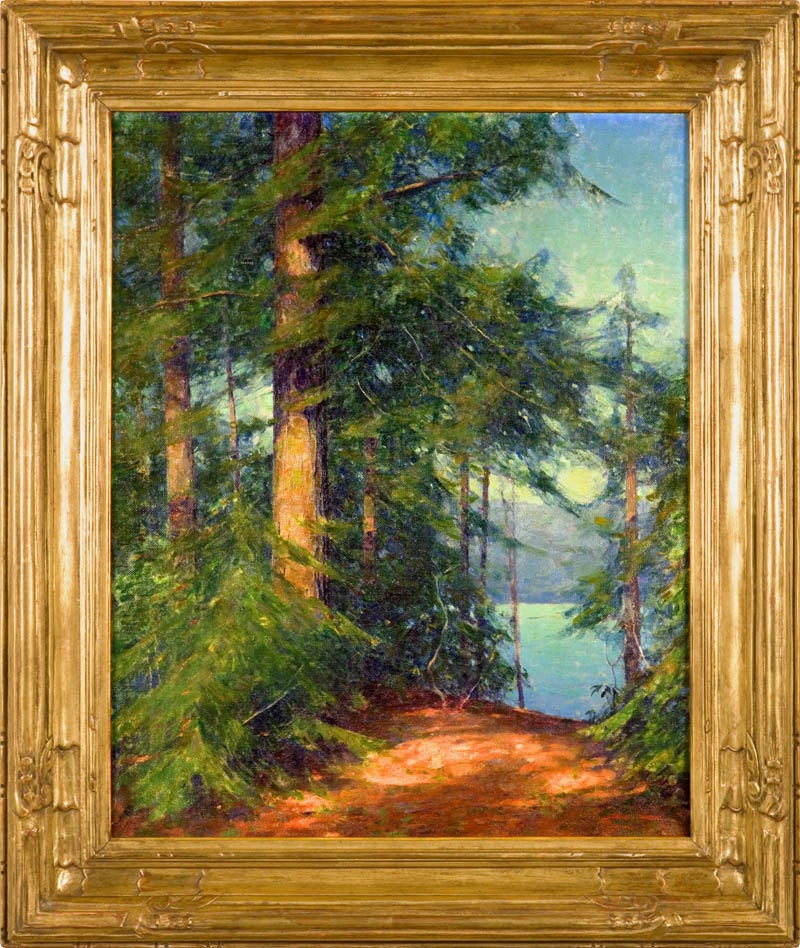 Woodland View - Painting by Allen Dean Cochran