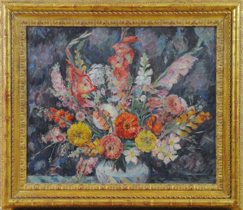 Max Kuehne Still-Life Painting - Floral Still Life