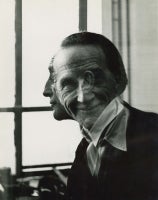 Portrait no. 29 (Double exposure: Full face and profile) portrait of Marcel Duchamp