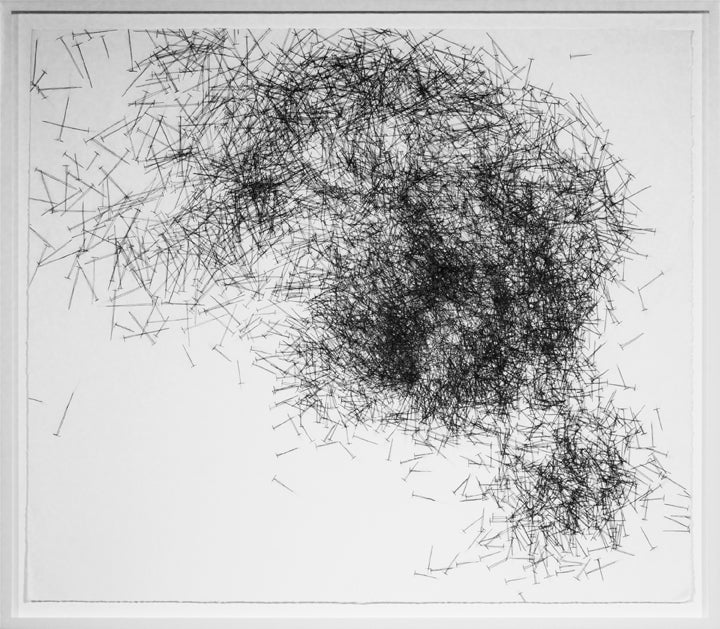 John Adelman Abstract Drawing - Nail Cluster