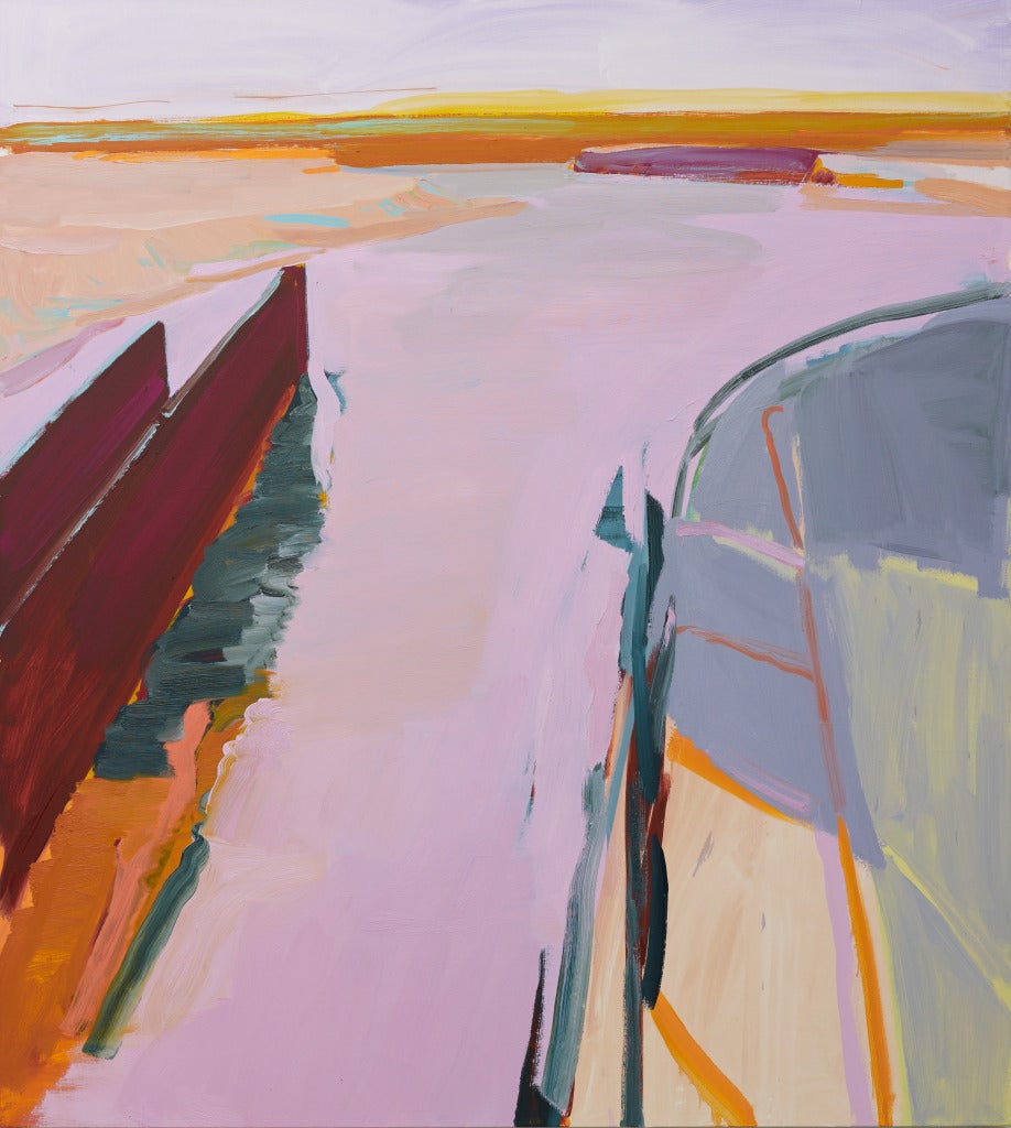 Sarah Awad Landscape Painting - Untitled (Ditch Painting #5)