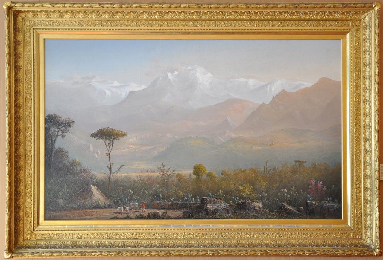 The Heart of the Peruvian Andes - Painting by Norton Bush