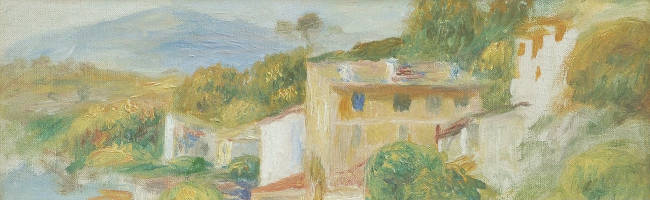 Pierre-Auguste Renoir Landscape Painting - Crique en Provence (Paysage en Provence)