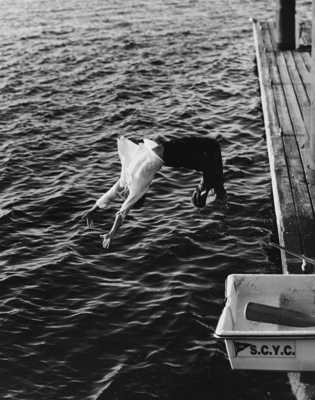 Lynda Churilla Black and White Photograph - Back Flip, Long Island