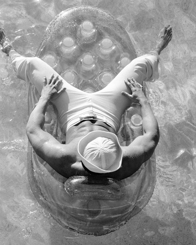 Lynda Churilla Black and White Photograph - "Lounging Sailor", Orlando, FL