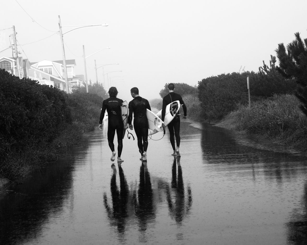 "Three Surfers", Sea Isle, New Jersey, 2009