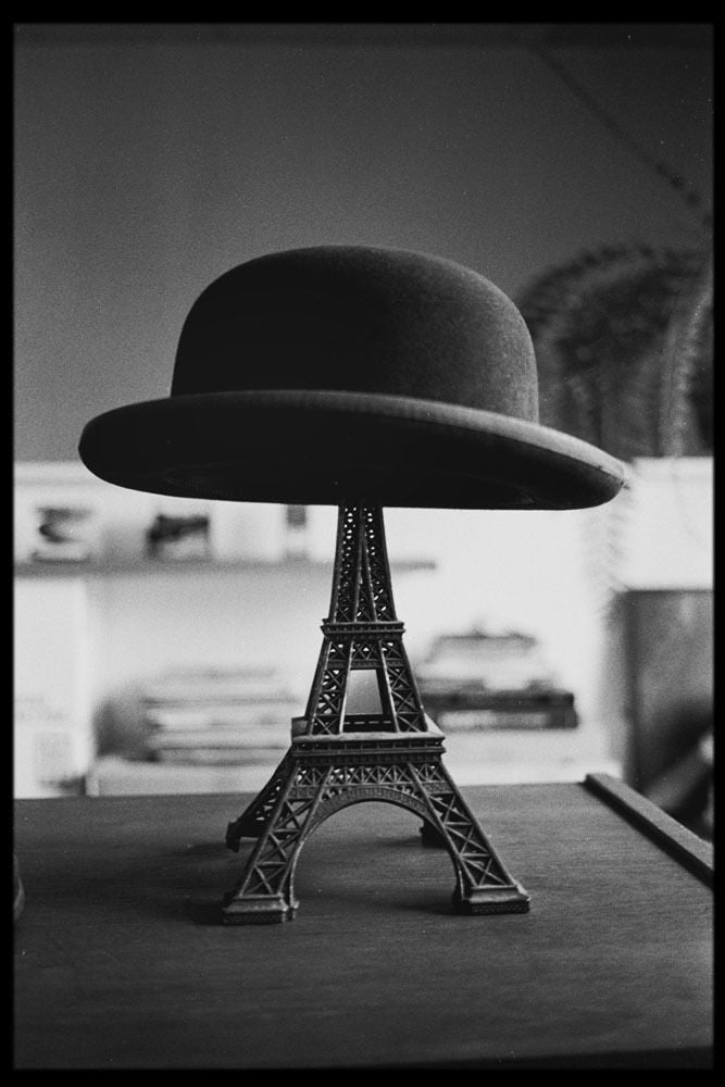 Chapeau Eiffel à chapeau