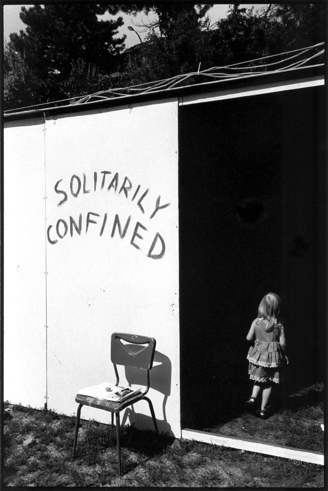 Ted Adams Black and White Photograph - Solitary