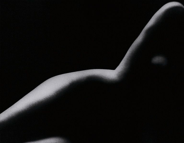 Nude Photograph Barnaby Hall - Gill (nu de côté), 1997