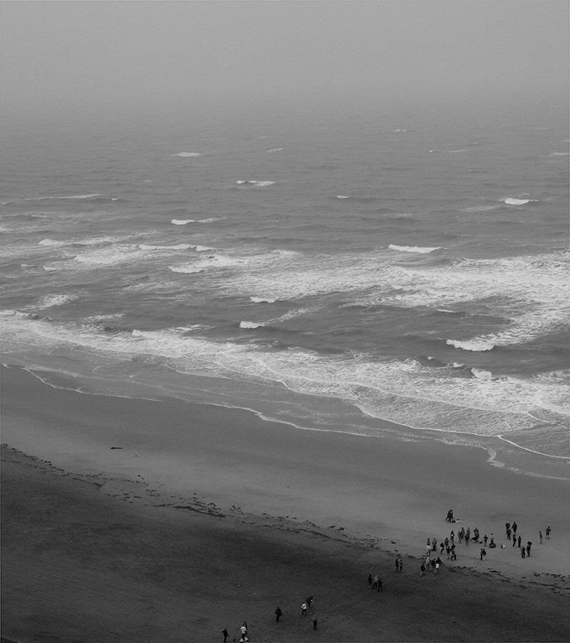 Group on the beach, Los Angeles